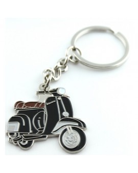 Black Vespa Keychain