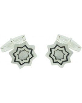 Sterling Silver Star Cufflinks