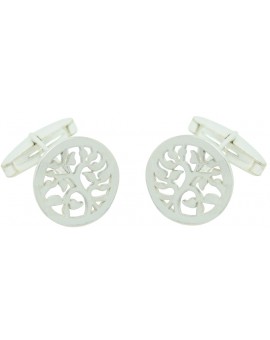 Sterling Silver The Tree of Life Cufflinks