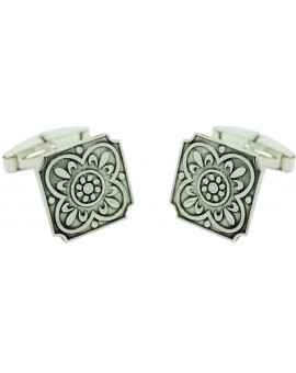Sterling Silver Floor Tile Cufflinks