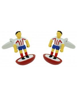 Atlético Madrid Subbuteo Player Cufflinks 