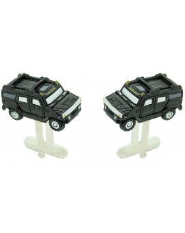 Black Hummer Cufflinks 