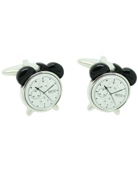 Alarm Clock black Cufflinks 