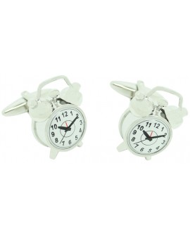 Alarm Clock  3D Cufflinks 