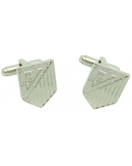 Silver Plated Atletico Madrid Cufflinks 