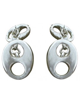 Gemelos camisa Calabrote marinero con cierre Cadena Plata 925