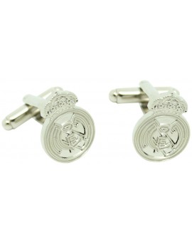 Silver Plated Real Madrid FC Cufflinks 