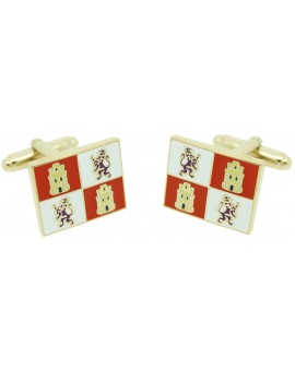 Castile and Leon Flag Cufflinks