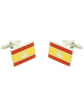 Spain Navigation Flag Cufflinks 
