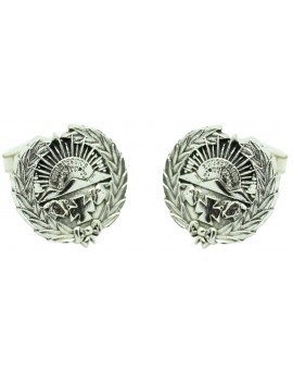 Sterling Silver Veterinary Emblem Cufflinks