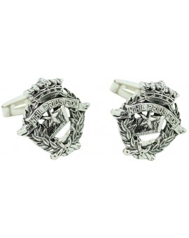 Gemelos Plata 925 insignia Notaria 