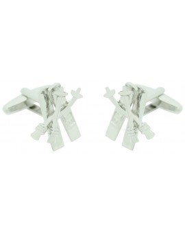 Skis Cufflinks 