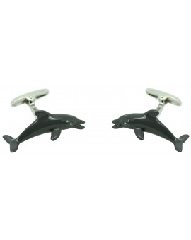Grey Dolphin Cufflinks