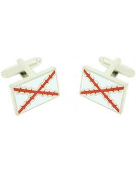 Cross of Burgundy Flag Cufflinks 
