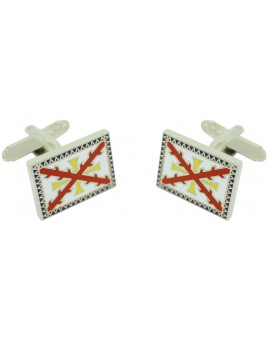 Alburquerque Tercio Flag Cufflinks 