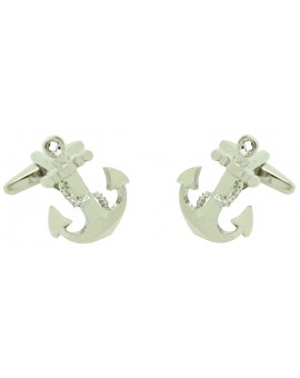 Anchor with Chain Cufflinks 