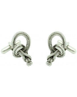 Bowline Nautical Knot Cufflinks