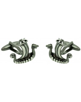 Viking Ship Cufflinks 