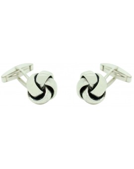 Sterling Silver Knot Cufflinks