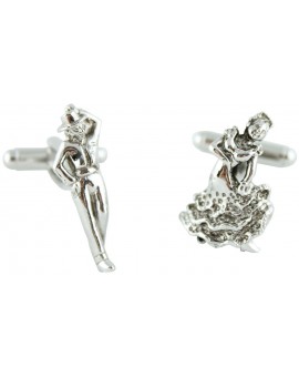 Flamenco Dancers Cufflinks 