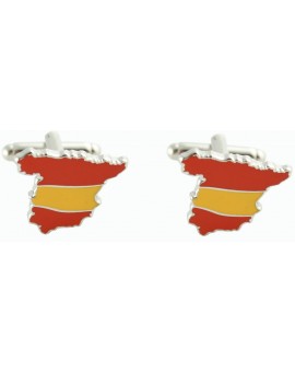 Spain Map Cufflinks 