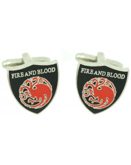 Gemelos de camisa Juego de Tronos Casa Targaryen al por mayor