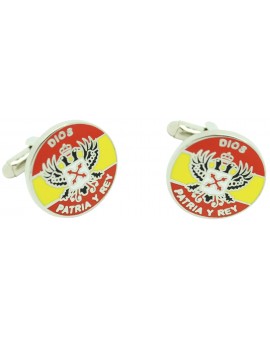 Carlist Spain Flag Cufflinks
