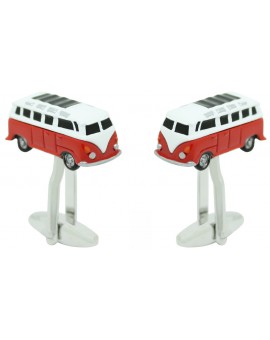Red Hippie Van Cufflinks 