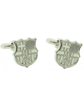 Silver Plated Barcelona FC Cufflinks 