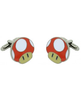 Gemelos para camisa seta roja Mario Bros.