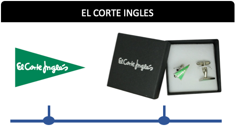 Gemelos para camisa diseño para EL CORTE INGLES