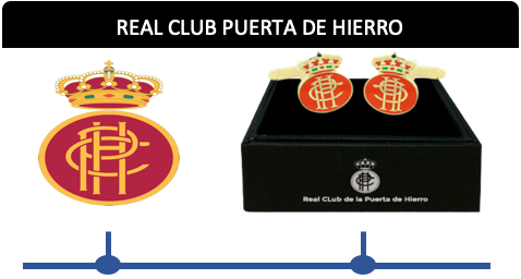 Gemelos para camisa Real Club Puerta de hierro