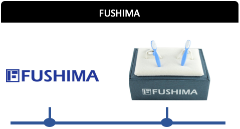 Gemelos realizados para fushima cepillo dientes
